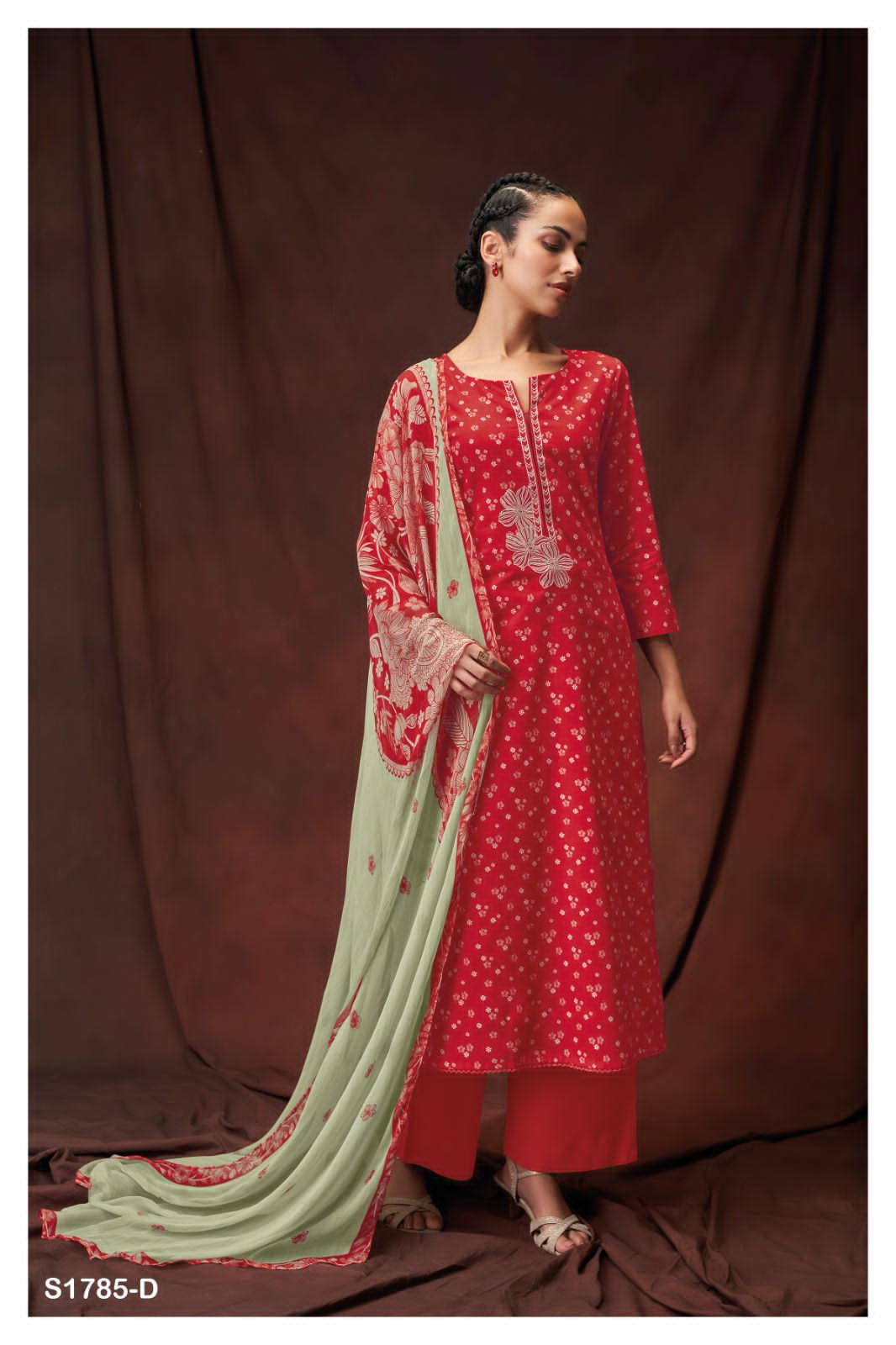 Achira S1785 By Ganga Cotton Salwar Suits Catalog
